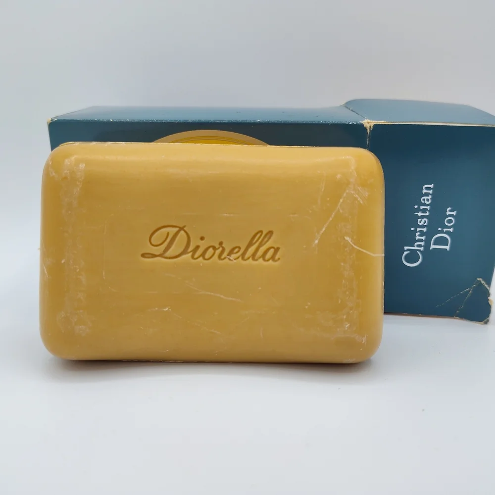 Vintage 1970s DIOR Diorella Luxury Soap 160g Savon Bar With Box